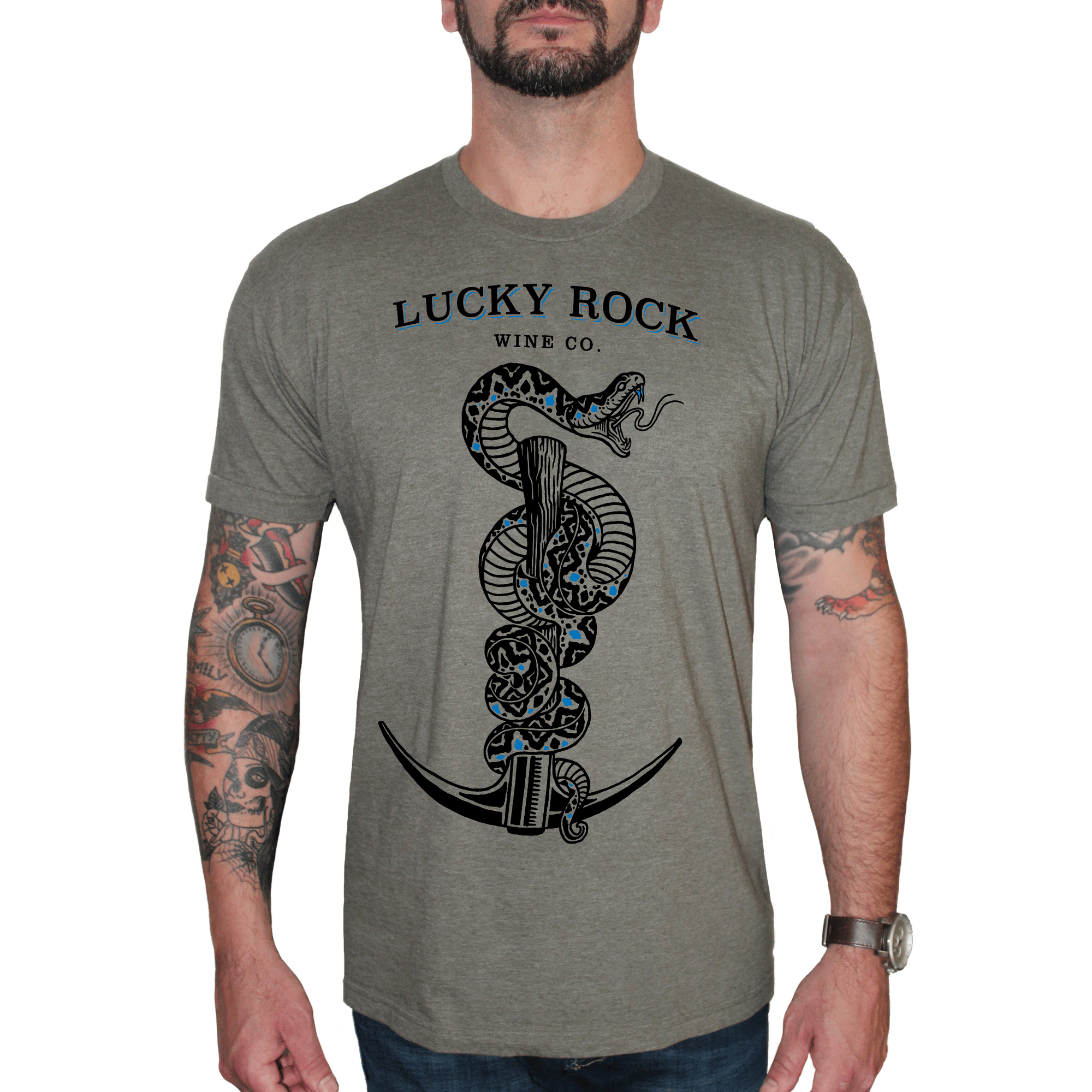 Lucky Rock Graphic Tee-Shirt
