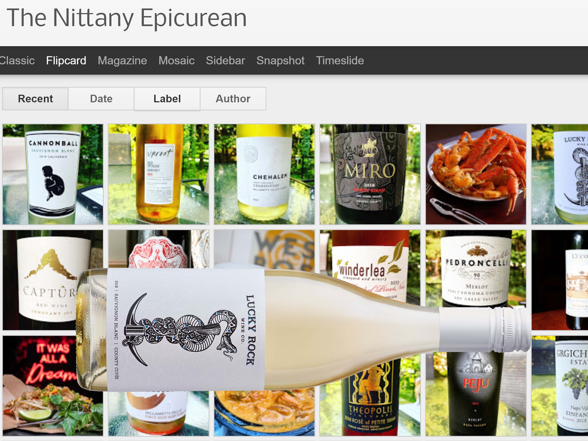 The Nittany Epicurean's 2019 Lucky Rock Sauvignon Blanc Review